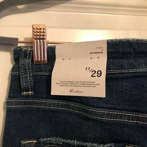 KANCAN GEMMA MID RISE ANKLE SKINNY JEANS